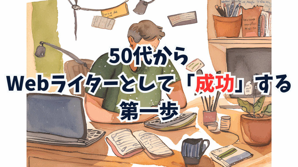 50代からWebライターとして「成功」するための第一歩
