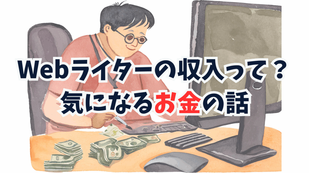 Webライターの収入って?気になるお金の話