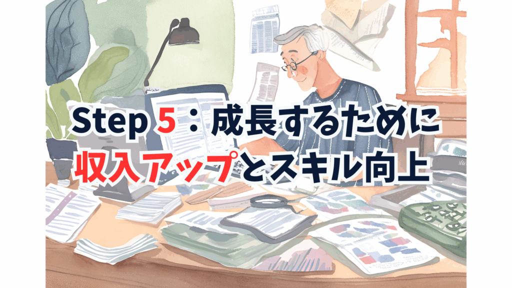 Step 5:成長するために 〜 収入アップとスキル向上 〜