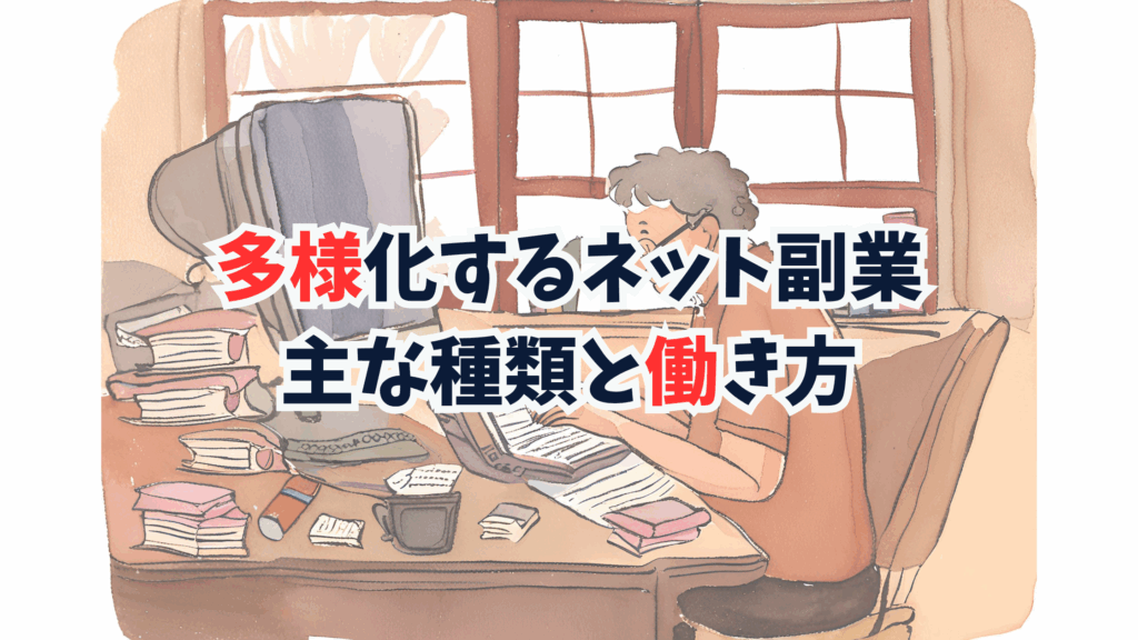 多様化するネット副業:主な種類と働き方