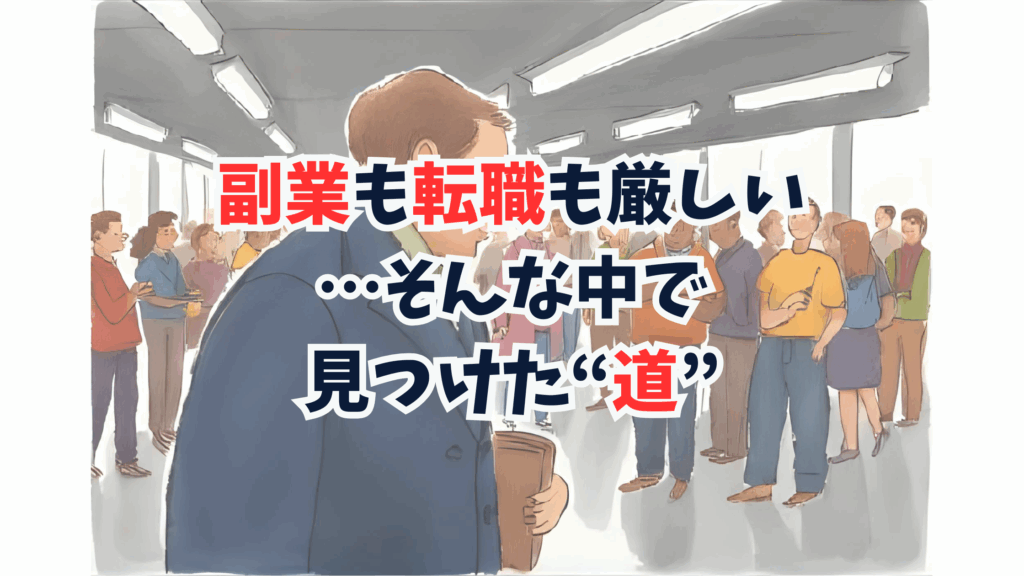 副業も転職も厳しい…そんな中で見つけた“道”